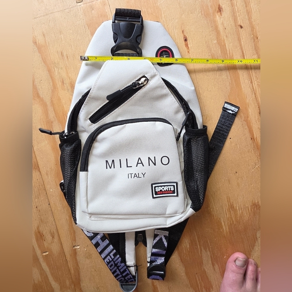 Milano Gray Black Sling Bag (PUR10) - Picture 5 of 13